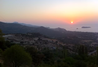 Lesbos, Abendstimmung