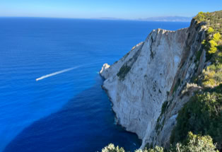 Zakynthos, Kreidefelsen