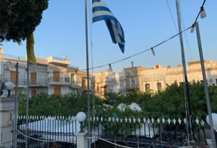 Zentraler Platz der Stadt Chios