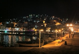 Mytilini, Hauptstadt der Insel Lesbos.