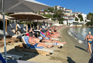 Skiathos, Urlauber