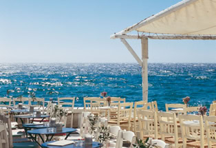 Taverne am Meer, Insel Mykonos