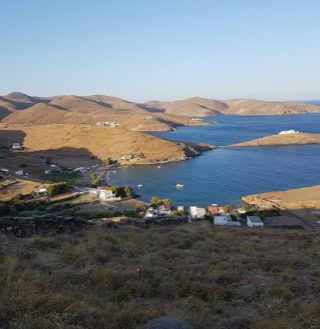Kythnos. Griechische Insel der Westkykladen.