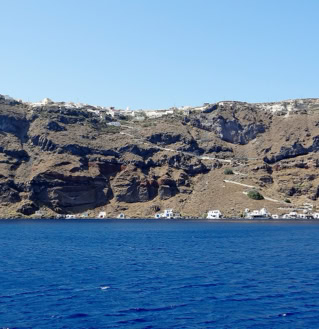 Thiassia. Griechische Insel neben Santorin.