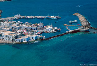 Naoussa, ein Hafen von Paros