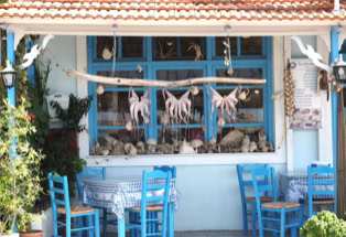 Fischtaverne auf Lesbos