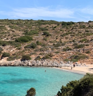 Chios-stille Bucht