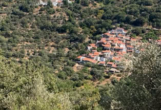 Dorf auf der griechischen Insel Chios