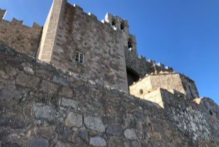 Patmos, Mauern des Johannesklosters