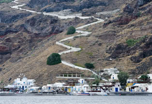 Thiassia. Griechische Insel neben Santorin.