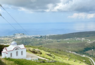 Meerblick von Tinos