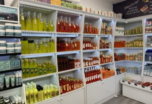 Shop für Zitronen- und Bitterorangenprodukte in Korfu Stadt