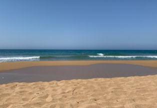 reiner, weiter Sandstrand Korfu