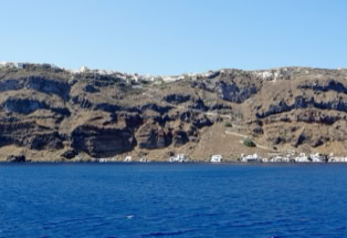 Thiassia. Griechische Insel neben Santorin.